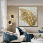 Handmade Abstract Flowers Oil Painting NAYVOFLO060