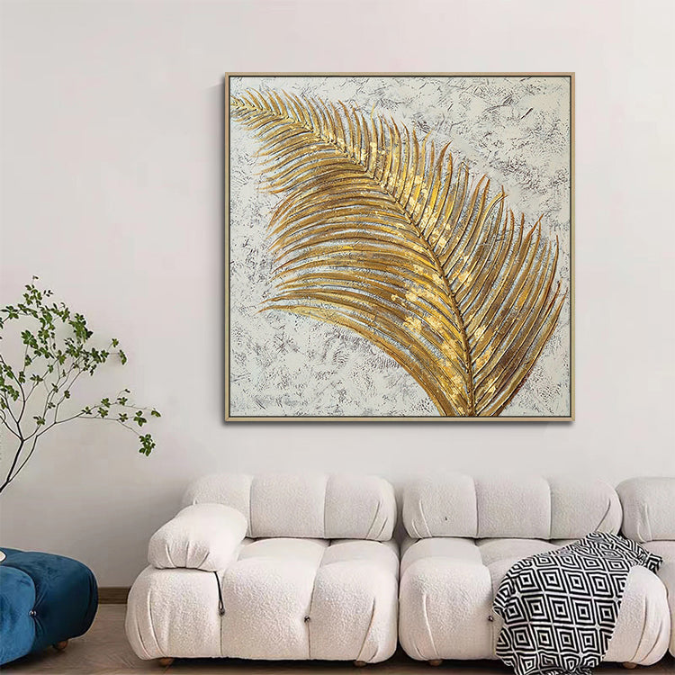 Handmade Abstract Flowers Oil Painting NAYVOFLO060