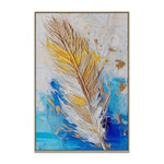 Handmade Abstract Flowers Oil Painting NAYVOFLO061