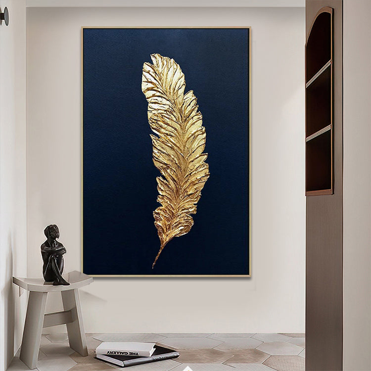 Handmade Abstract Flowers Oil Painting NAYVOFLO063