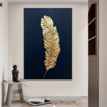 Handmade Abstract Flowers Oil Painting NAYVOFLO063