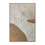 Handmade Abstract Figures Oil Painting NAYVOFIG054