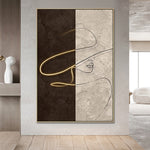 Handmade Abstract Figures Oil Painting NAYVOFIG055