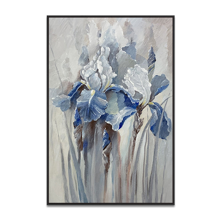 Handmade Abstract Flowers Oil Painting NAYVOFLO064
