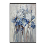 Handmade Abstract Flowers Oil Painting NAYVOFLO064