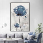 Handmade Abstract Flowers Oil Painting NAYVOFLO065