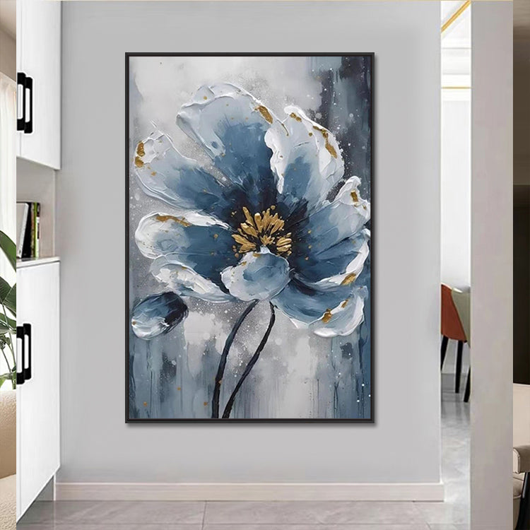 Handmade Abstract Flowers Oil Painting NAYVOFLO066
