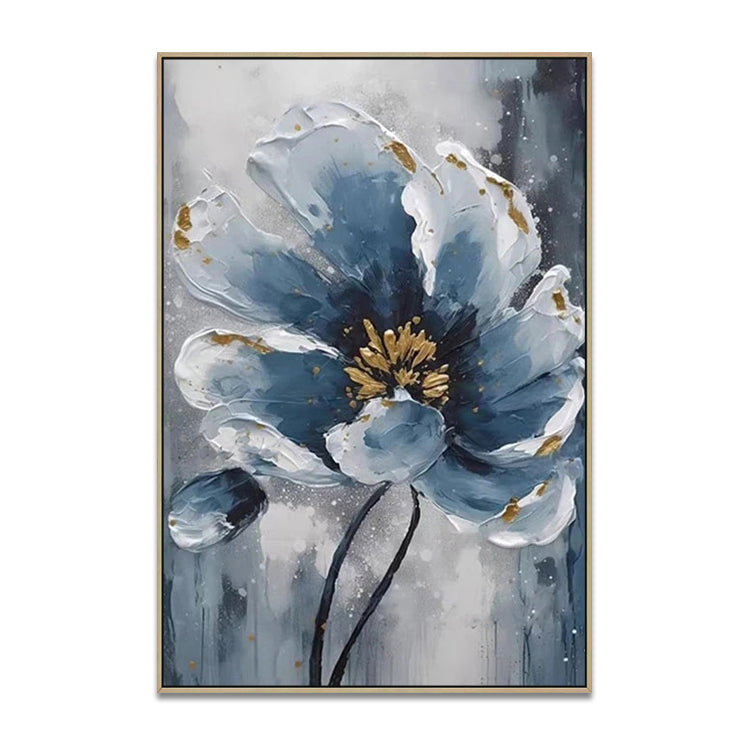 Handmade Abstract Flowers Oil Painting NAYVOFLO066