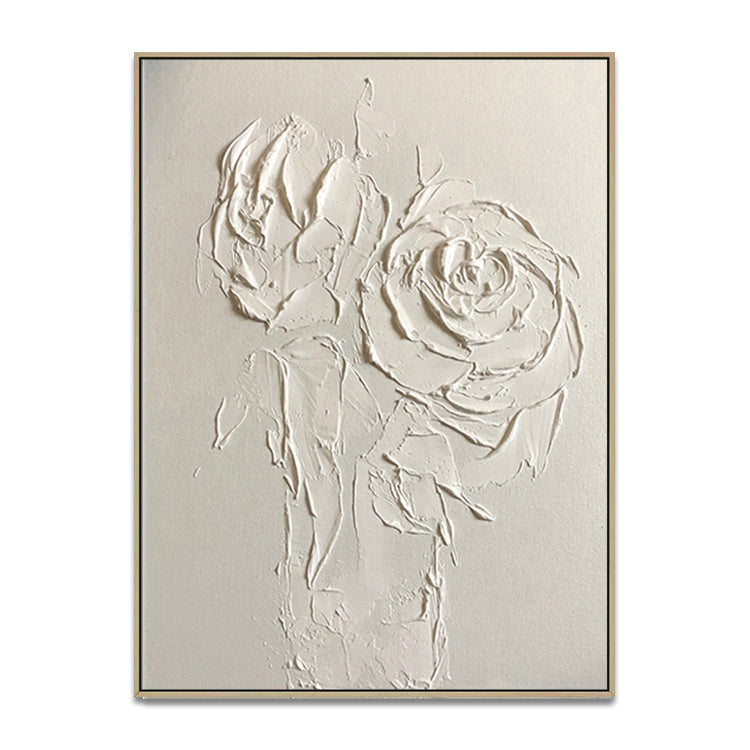 Handmade Abstract Flowers Oil Painting NAYVOFLO067