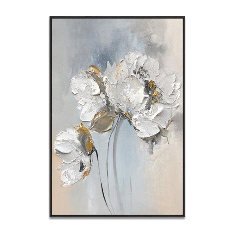 Handmade Abstract Flowers Oil Painting NAYVOFLO068