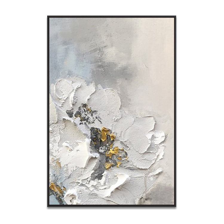 Handmade Abstract Flowers Oil Painting NAYVOFLO069