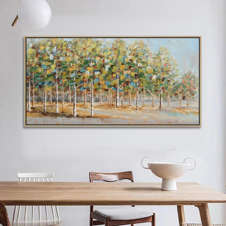 Handmade Abstract Landscape Oil Painting NAYVOLAN042