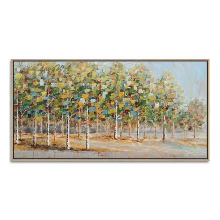 Handmade Abstract Landscape Oil Painting NAYVOLAN042