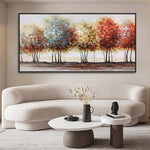 Handmade Abstract Landscape Oil Painting NAYVOLAN044