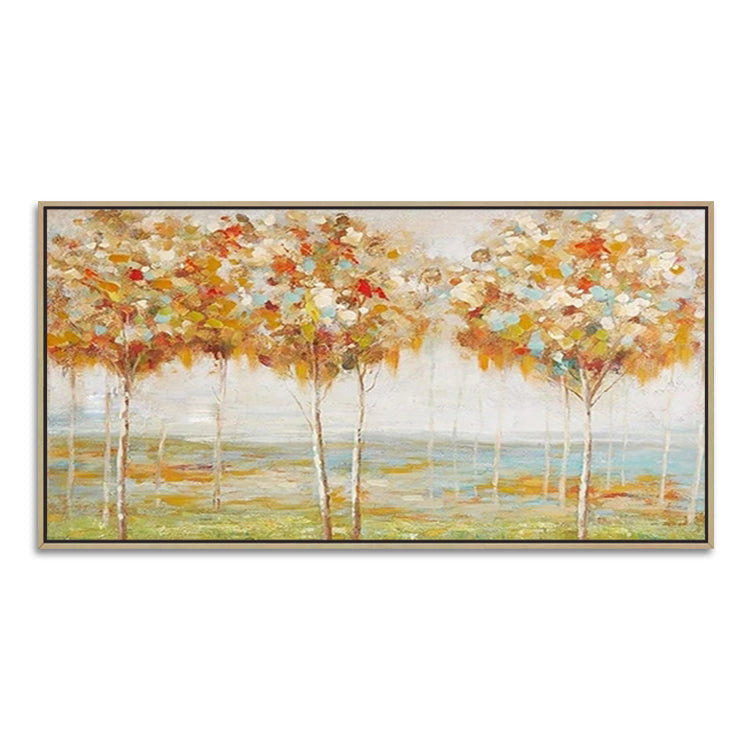 Handmade Abstract Landscape Oil Painting NAYVOLAN045