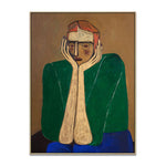 Handmade Abstract Figures Oil Painting NAYVOFIG057
