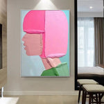 Handmade Abstract Figures Oil Painting NAYVOFIG059