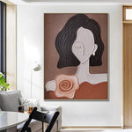 Handmade Abstract Figures Oil Painting NAYVOFIG060