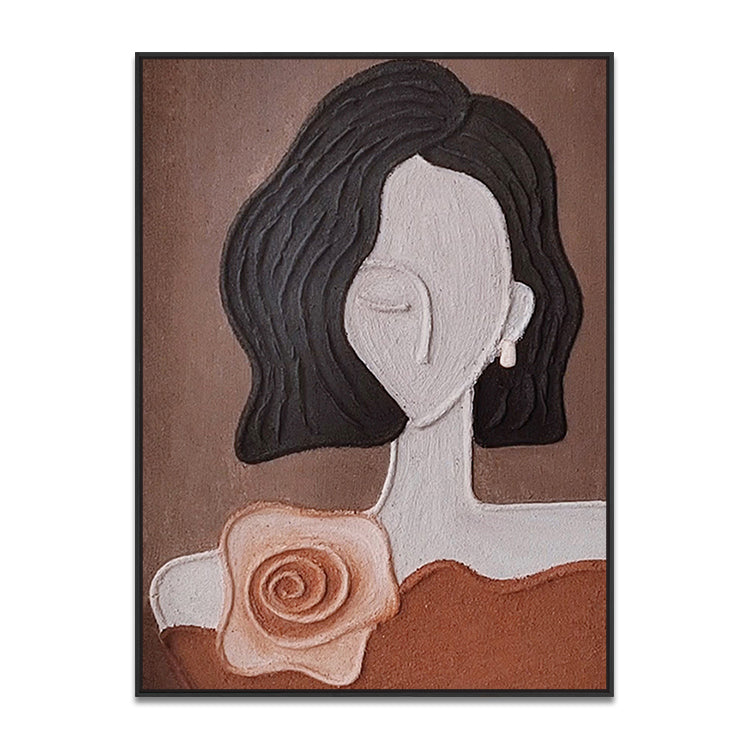 Handmade Abstract Figures Oil Painting NAYVOFIG060