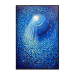 Handmade Abstract Seascape Oil Painting NAYVOSEA082