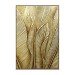 Handmade Abstract Flowers Oil Painting NAYVOFLO073