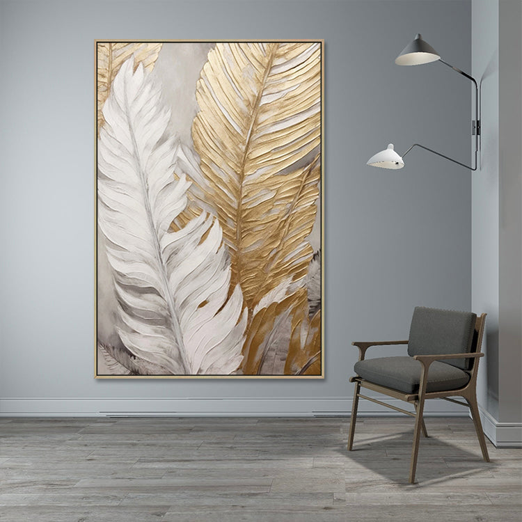 Handmade Abstract Flowers Oil Painting NAYVOFLO075