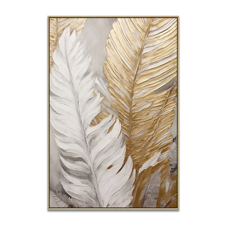 Handmade Abstract Flowers Oil Painting NAYVOFLO075