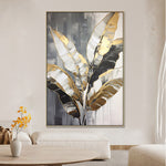 Handmade Abstract Flowers Oil Painting NAYVOFLO076