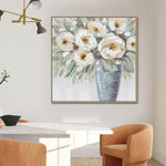 Handmade Abstract Flowers Oil Painting NAYVOFLO078