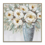 Handmade Abstract Flowers Oil Painting NAYVOFLO078