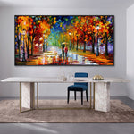 Handmade Abstract Landscape Oil Painting NAYVOLAN050