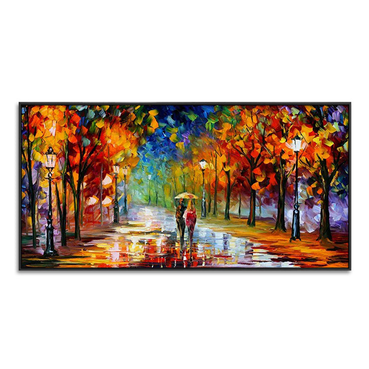 Handmade Abstract Landscape Oil Painting NAYVOLAN050
