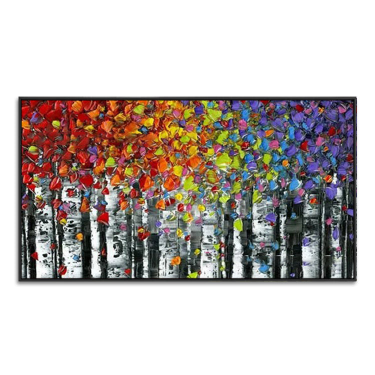Handmade Abstract Landscape Oil Painting NAYVOLAN056