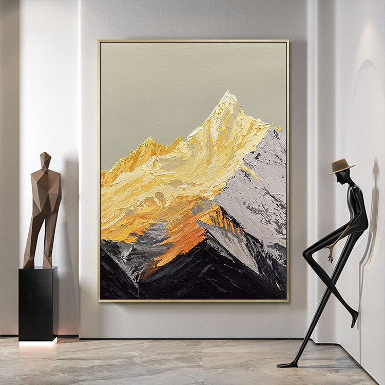 Handmade Abstract Landscape Oil Painting NAYVOLAN058