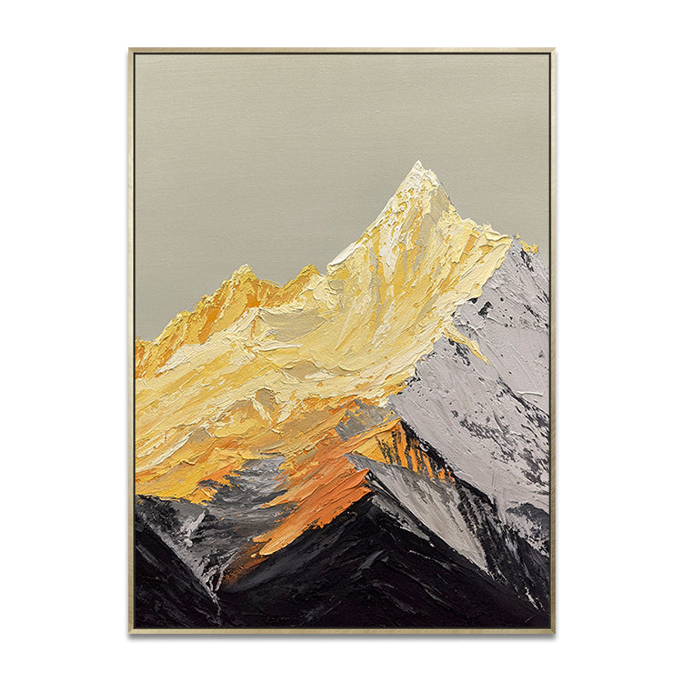 Handmade Abstract Landscape Oil Painting NAYVOLAN058