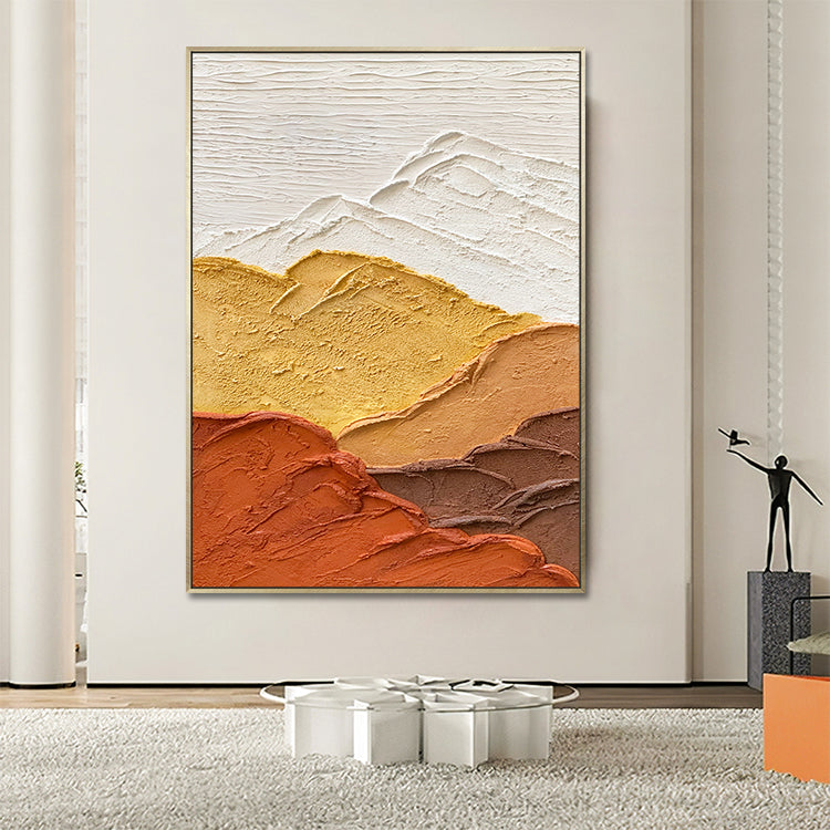 Handmade Abstract Landscape Oil Painting NAYVOLAN059