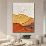 Handmade Abstract Landscape Oil Painting NAYVOLAN059