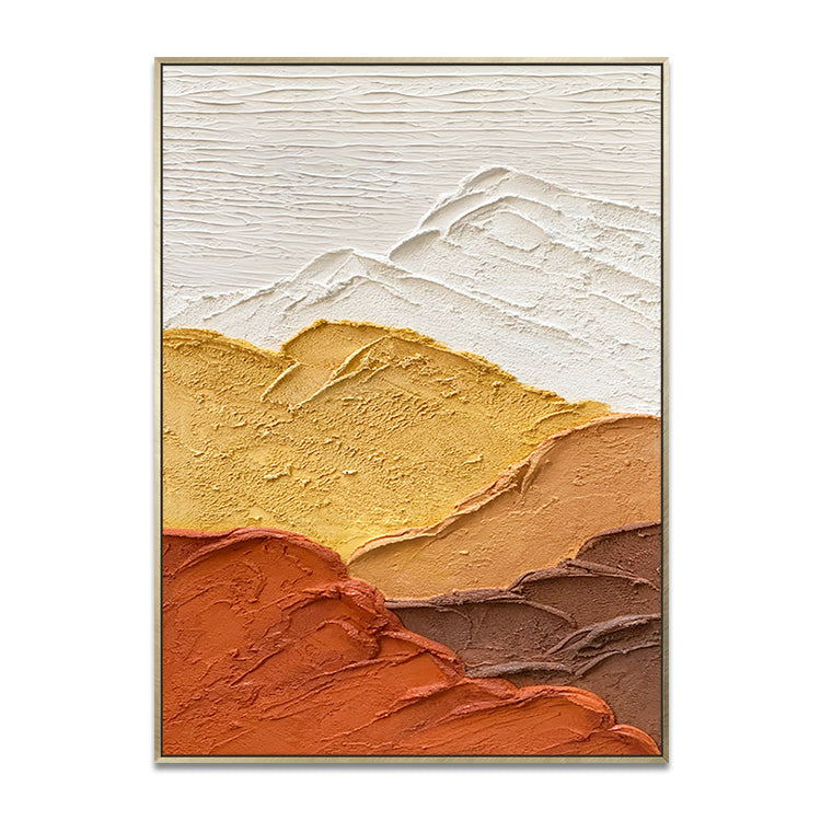 Handmade Abstract Landscape Oil Painting NAYVOLAN059