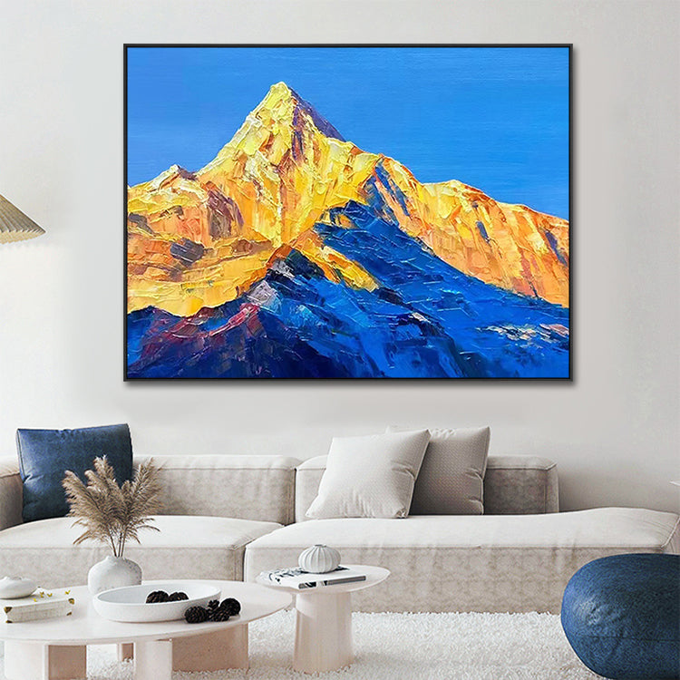 Handmade Abstract Landscape Oil Painting NAYVOLAN060