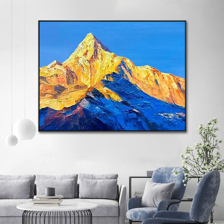 Handmade Abstract Landscape Oil Painting NAYVOLAN060