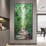 Handmade Abstract Landscape Oil Painting NAYVOLAN061