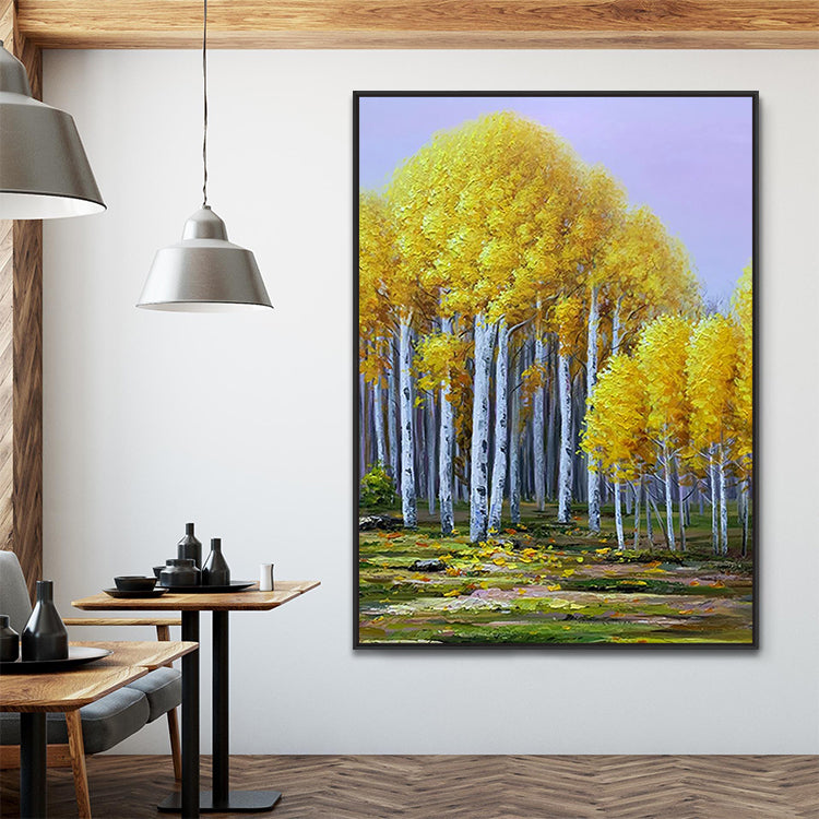 Handmade Abstract Landscape Oil Painting NAYVOLAN062