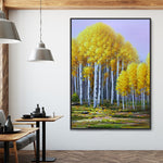 Handmade Abstract Landscape Oil Painting NAYVOLAN062