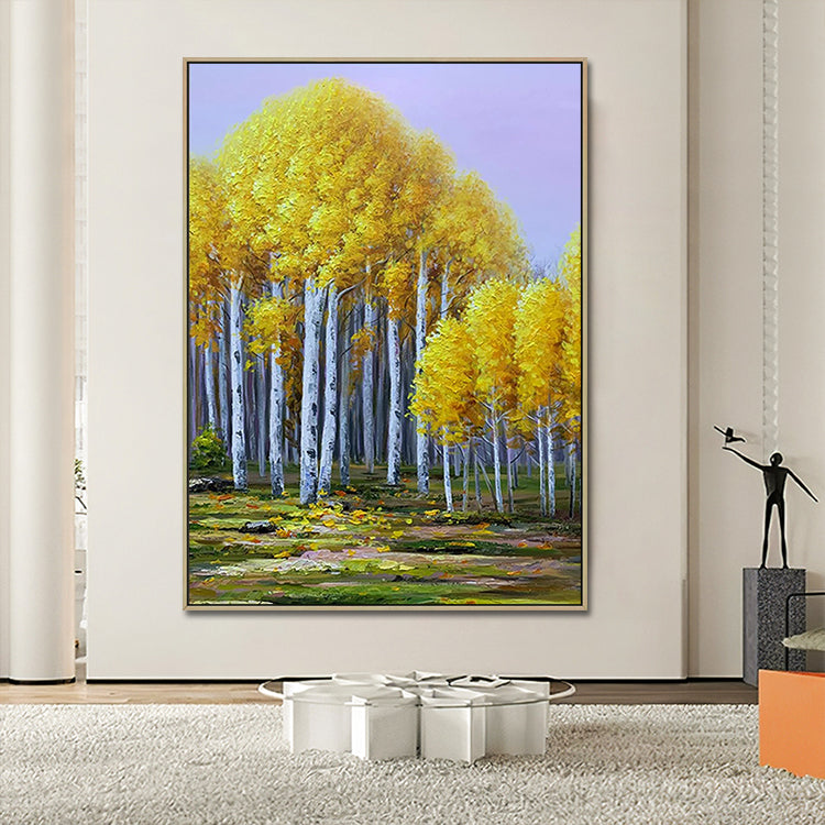 Handmade Abstract Landscape Oil Painting NAYVOLAN062