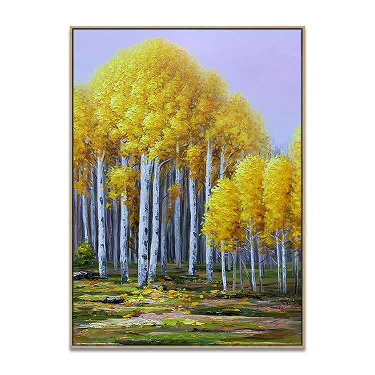 Handmade Abstract Landscape Oil Painting NAYVOLAN062