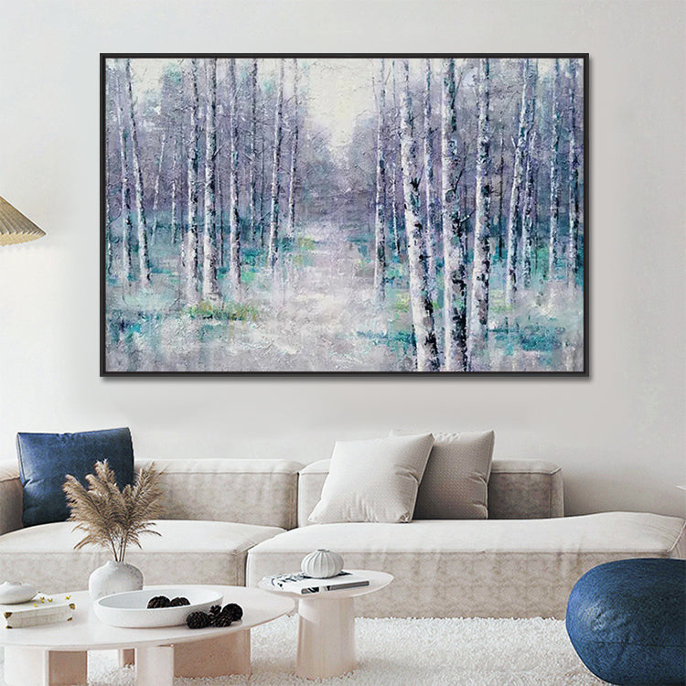 Handmade Abstract Landscape Oil Painting NAYVOLAN063