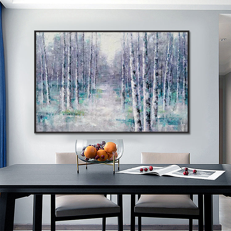 Handmade Abstract Landscape Oil Painting NAYVOLAN063