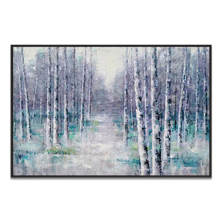 Handmade Abstract Landscape Oil Painting NAYVOLAN063