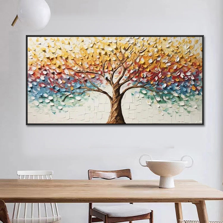 Handmade Abstract Landscape Oil Painting NAYVOLAN064