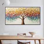 Handmade Abstract Landscape Oil Painting NAYVOLAN064